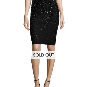 Alice + Olivia Ramos Sequin Skirt NWT